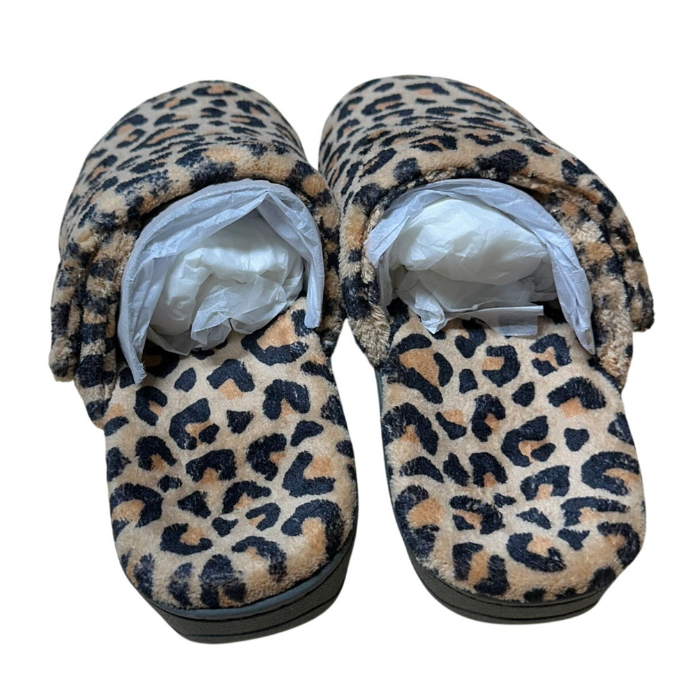Vionic Gemma Orthaheel Orthotic Slipper Leopard Print Women's Sz 6 New in Box - Picture 4 of 10